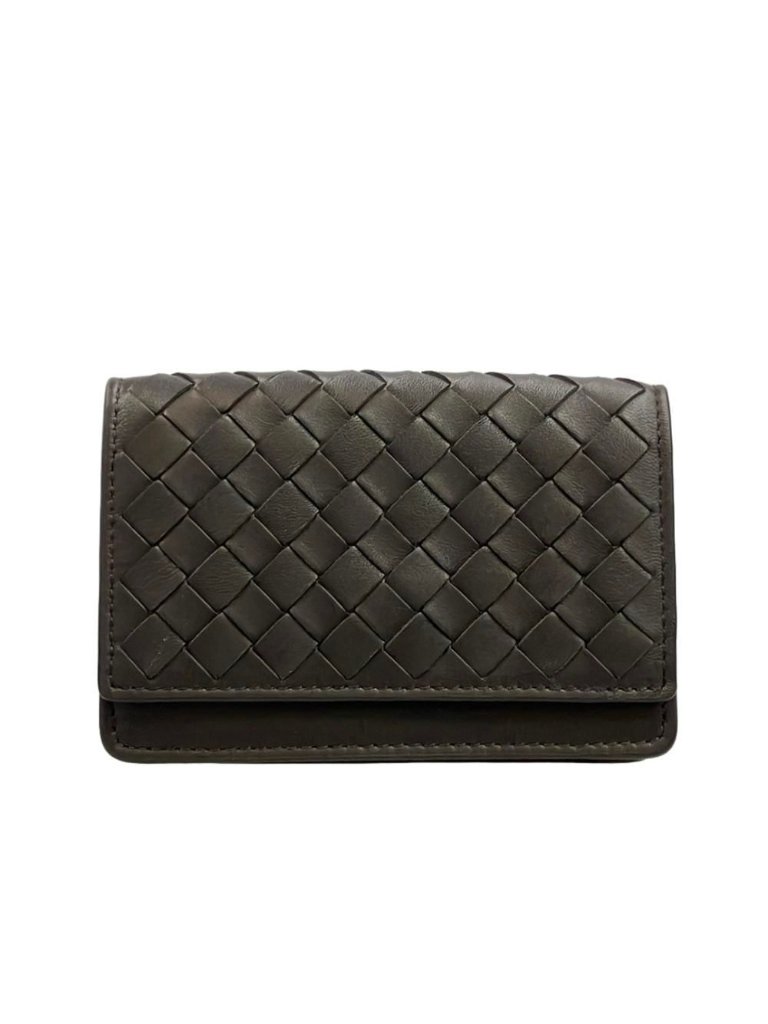 Bottega Veneta Card Case Business Holder Intrecciato